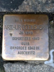 Stolperstein Arthur Godlewsky