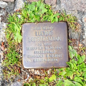 Stolperstein Borstelmann Ludwig Banhofstr