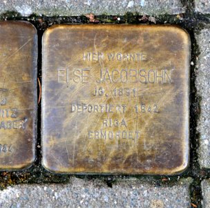 Stolperstein für Else Jacobsohn, Albertstrasse 23, Döbeln
