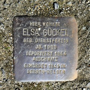 Stolperstein für Elsa Gückel, Nordstrasse 15, Zittau
