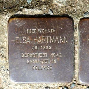 Stolperstein für Elsa Hartmann, Brauhausstrasse 1, Chemnitz