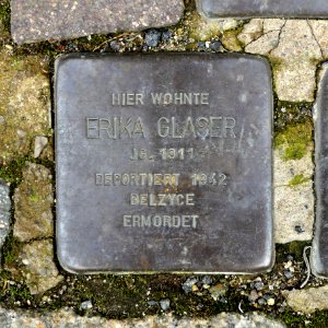 Stolperstein für Erika Glaser, Marktgasse 5, Grimma