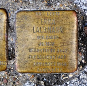 Stolperstein für Emma Lachmann, Bautzner Strasse 3, Zittau