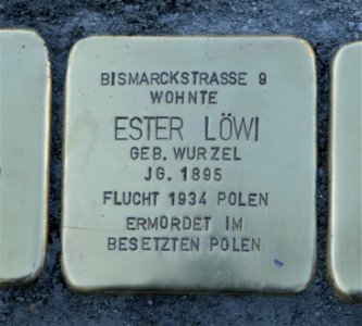 Stolperstein für Ester Löwi, Karl-Liebknecht-Straße, Chemnitz