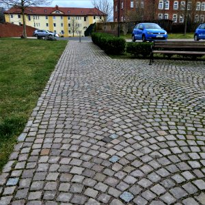 Stolperstein für Eugen Heymann, Augustinerplatz, Waldheim (3)