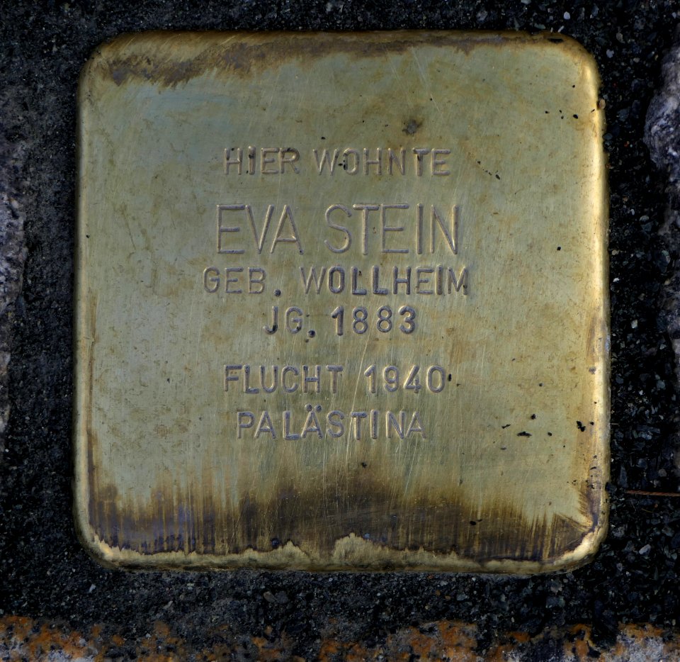 Stolperstein für Eva Stein, Elsasser Straße 5, Dresden