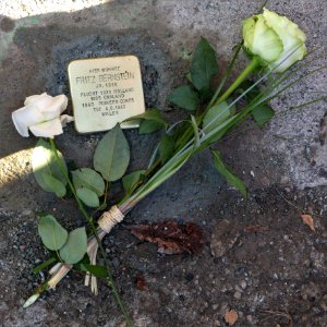 Stolperstein für Fritz Bernstein, Parkstraße 48a, Chemnitz (2)