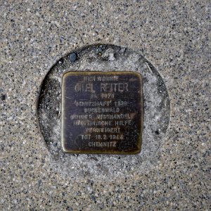 Stolperstein für Gilel Reiter, Walter-Oertel-Strasse 42, Chemnitz (1)