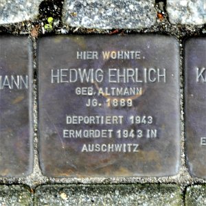 Stolperstein für Hedwig Ehrlich, Dr.-Peter-Jordan-Strasse 3, Bautzen