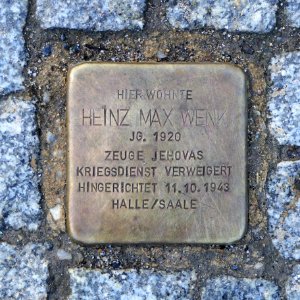 Stolperstein für Heinz Max Wenk, Chauseehausstrasse 8, Dresden