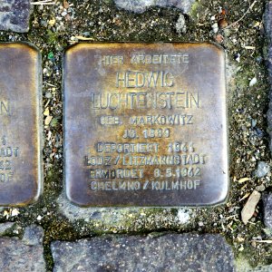 Stolperstein für Hedwig Luchtenstein, Jacobsgasse 10, Wurzen