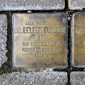 Stolperstein für Helene Gutherz, Bahnhofstrasse 51, Döbeln