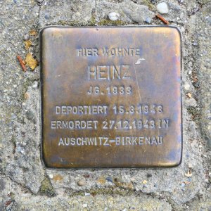 Stolperstein für Heinz Kling, Neckartalstrasse 145, Bad Cannstatt, Stuttgart (1)