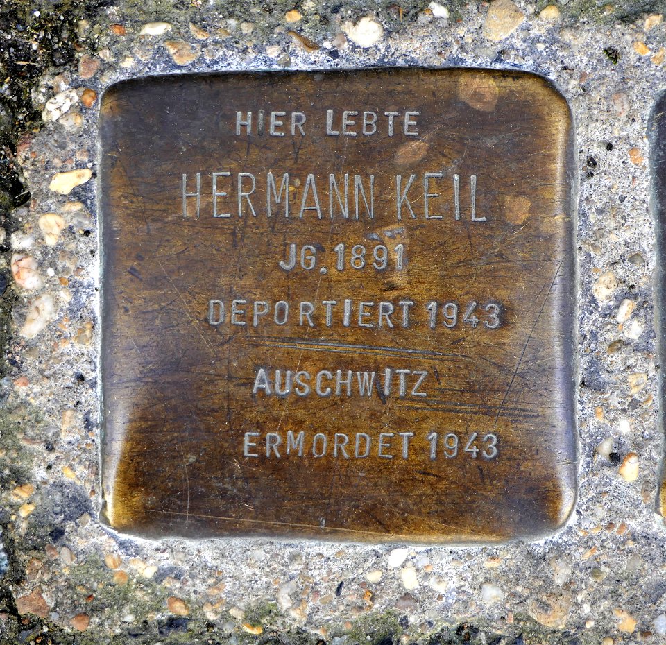 Stolperstein für Hermann Keil, Innere Weberstrasse 29, Zittau