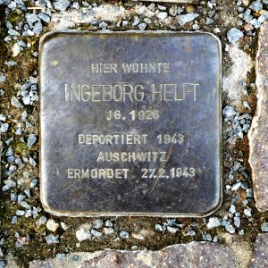 Stolperstein für Ingeborg Helft, Färbergasse 2, Wurzen