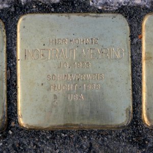 Stolperstein für Ingetraut Meyring, Krenkelstraße 23, Dresden