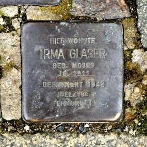 Stolperstein für Irma Glaser, Marktgasse 5, Grimma