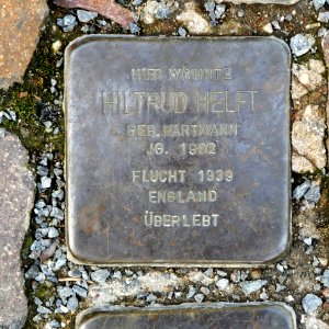 Stolperstein für Hiltrud Helft, Färbergasse 2, Wurzen