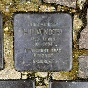 Stolperstein für Hulda Moses, Marktgasse 5, Grimma
