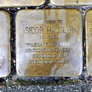 Stolperstein für Isidor Häusler, Clausstrasse 64, Chemnitz