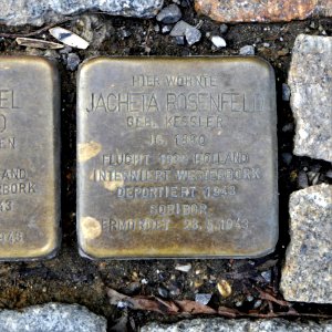 Stolperstein für Jacheta Rosenfeld, Theaterstrasse 36a, Chemnitz