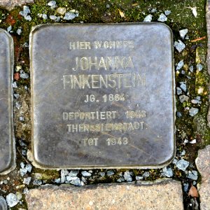 Stolperstein für Johanna Finkenstein, Färbergasse 2, Wurzen