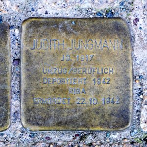 Stolperstein für Judith Jungmann, Zöllnerstrasse 6, Chemnitz