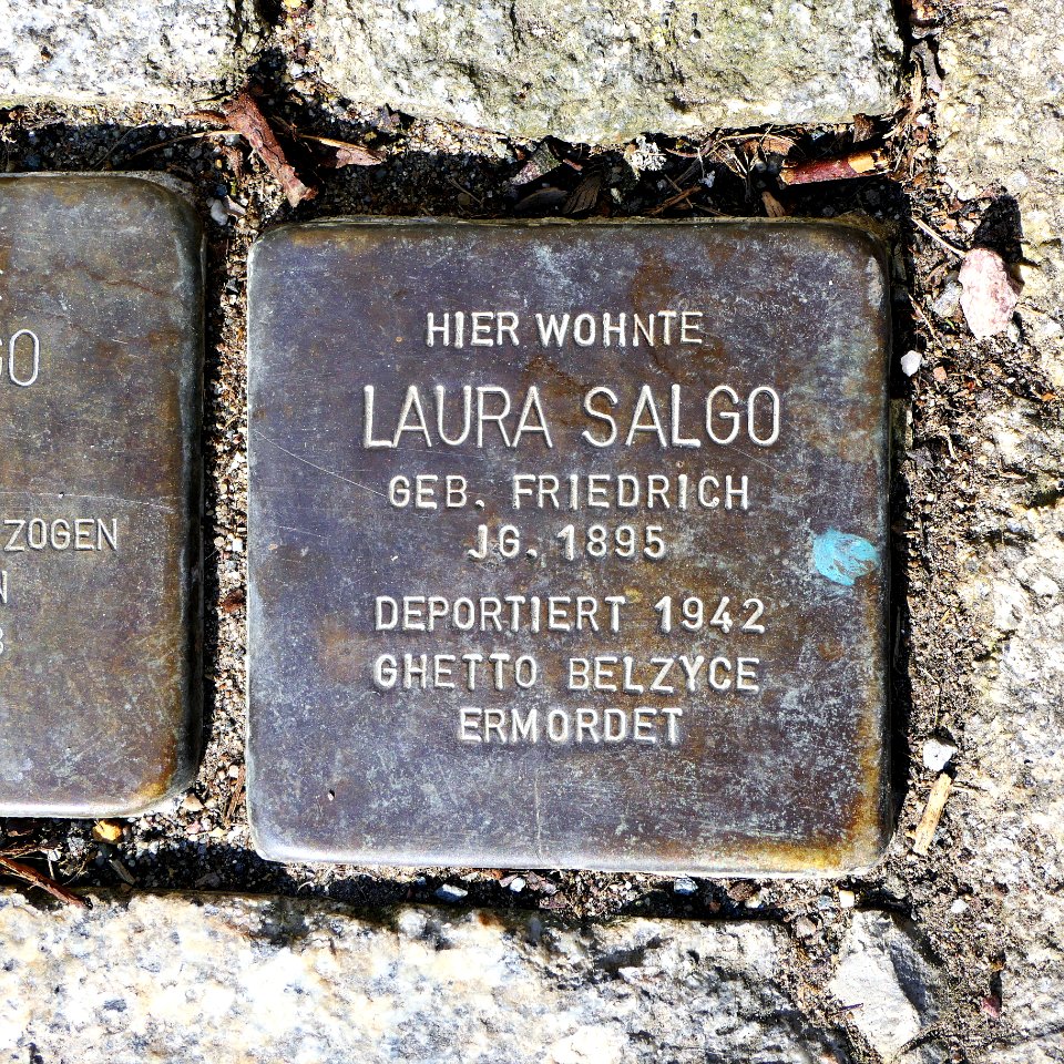 Stolperstein für Laura Salgo, Weststrasse 24, Chemnitz
