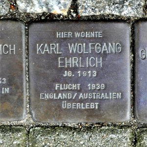 Stolperstein für Karl Wolfgang Ehrlich, Dr.-Peter-Jordan-Strasse 3, Bautzen