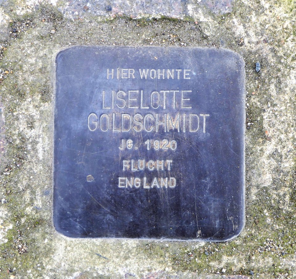 Stolperstein für Liselotte Goldschmidt, Dr.-Rudolf-Friedrich-Strasse 10, Wurzen