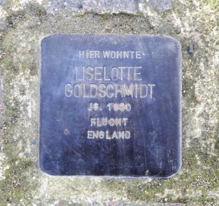 Stolperstein für Liselotte Goldschmidt, Dr.-Rudolf-Friedrich-Strasse 10, Wurzen