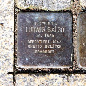 Stolperstein für Ludwig Salgo, Weststrasse 24, Chemnitz