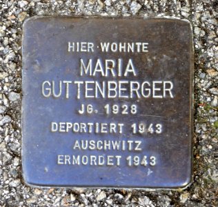 Stolperstein für Maria Guttenberger, Römmelgasse 8, Schorndorf