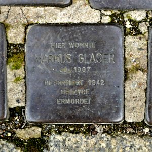 Stolperstein für Markus Glaser, Marktgasse 5, Grimma