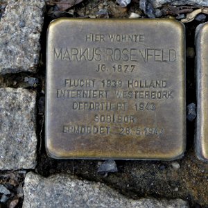 Stolperstein für Markus Rosenfeld, Theaterstrasse 36a, Chemnitz