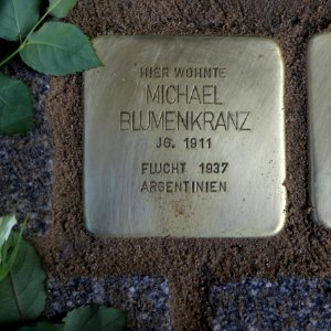 Stolperstein für Michael Blumenkranz, Wallstrasse 9, Dresden