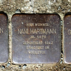 Stolperstein für Nani Hartmann, Brauhausstrasse 1, Chemnitz