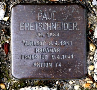 Stolperstein für Paul Brettschneider, Ringstrasse 106, Winnenden