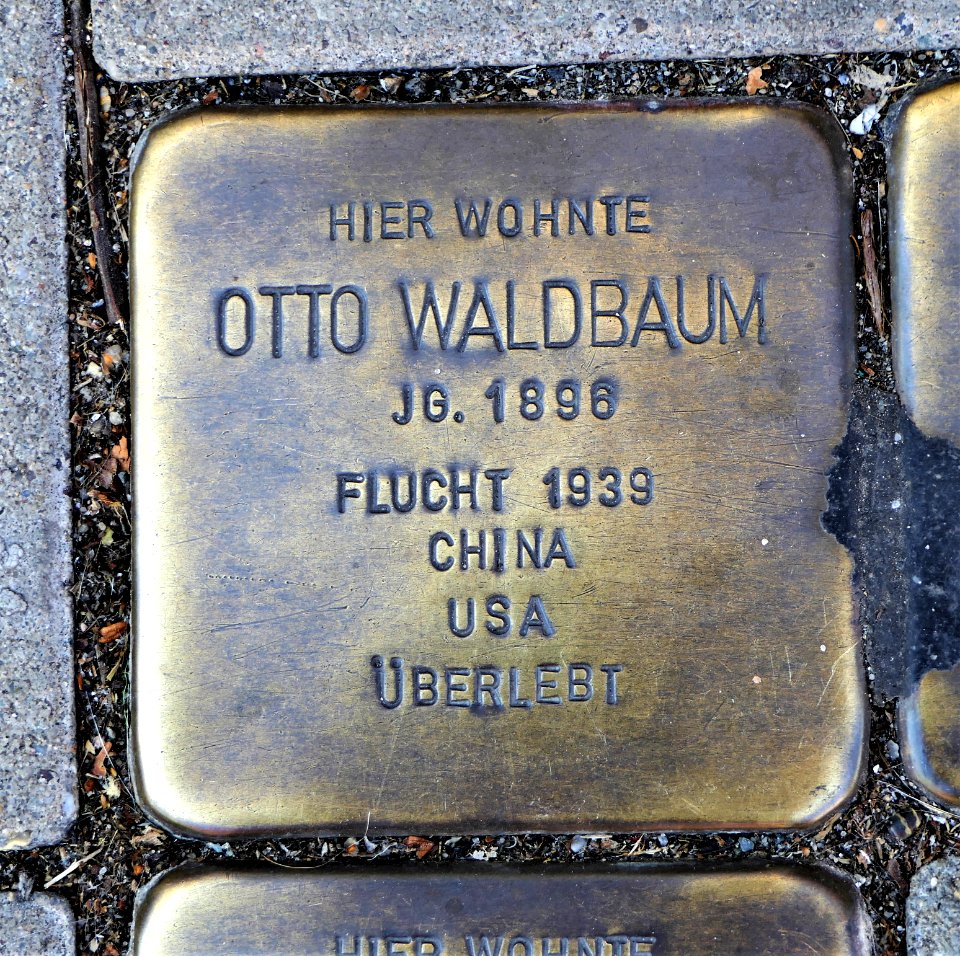 Stolperstein für Otto Waldbaum, Salzer Straße 15–17, Schönebeck (Elbe)