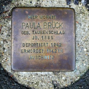 Stolperstein für Paula Brück, Weisbachstrasse 23, Freiberg (1)
