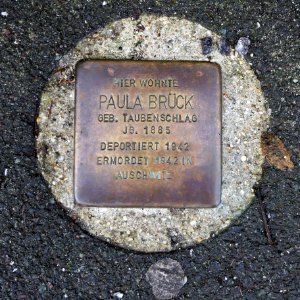 Stolperstein für Paula Brück, Weisbachstrasse 23, Freiberg (2)