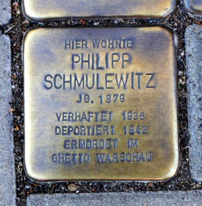 Stolperstein für Philipp Schmulewitz, Salzer Straße 15–17, Schönebeck (Elbe)