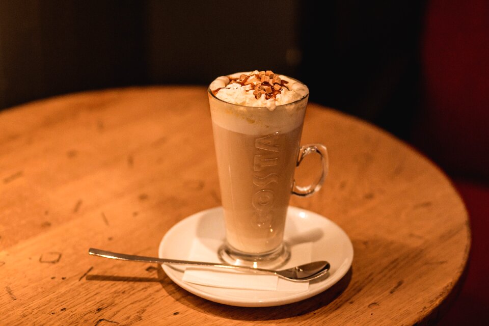 Cafe caramel coffee