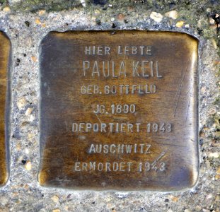 Stolperstein für Paula Keil, Innere Weberstrasse 29, Zittau