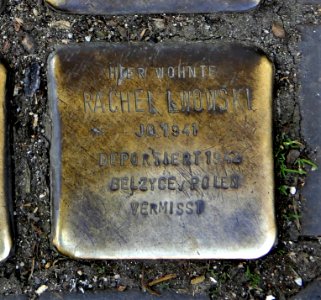 Stolperstein für Rachel Lwowski, Leipziger Strasse 15, Zwickau