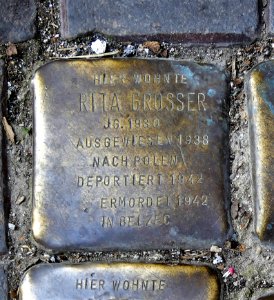 Stolperstein für Rita Grosser, Leipziger Strasse 15, Zwickau
