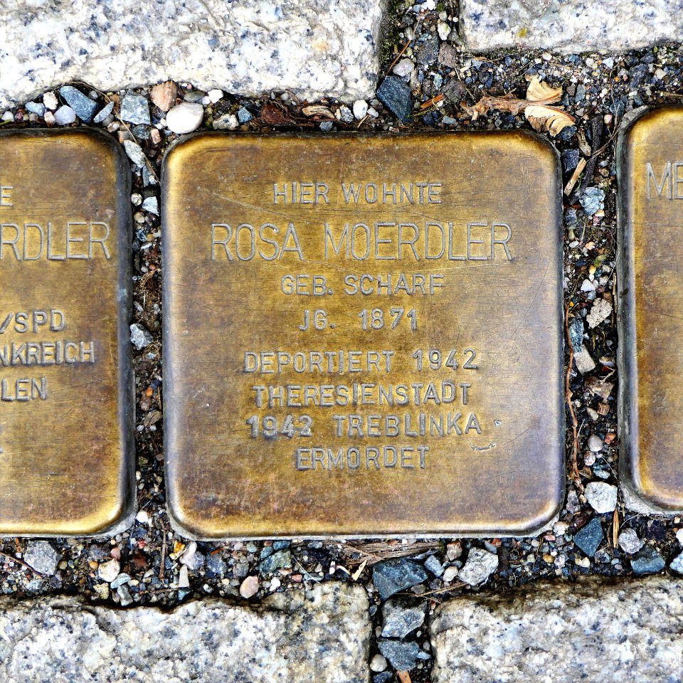 Stolperstein für Rosa Moerdler, Annenstrasse 18, Chemnitz
