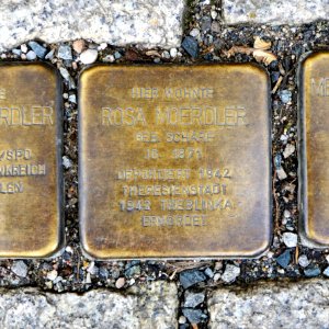 Stolperstein für Rosa Moerdler, Annenstrasse 18, Chemnitz