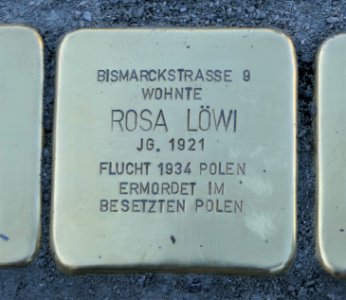 Stolperstein für Rosa Löwi, Karl-Liebknecht-Straße, Chemnitz