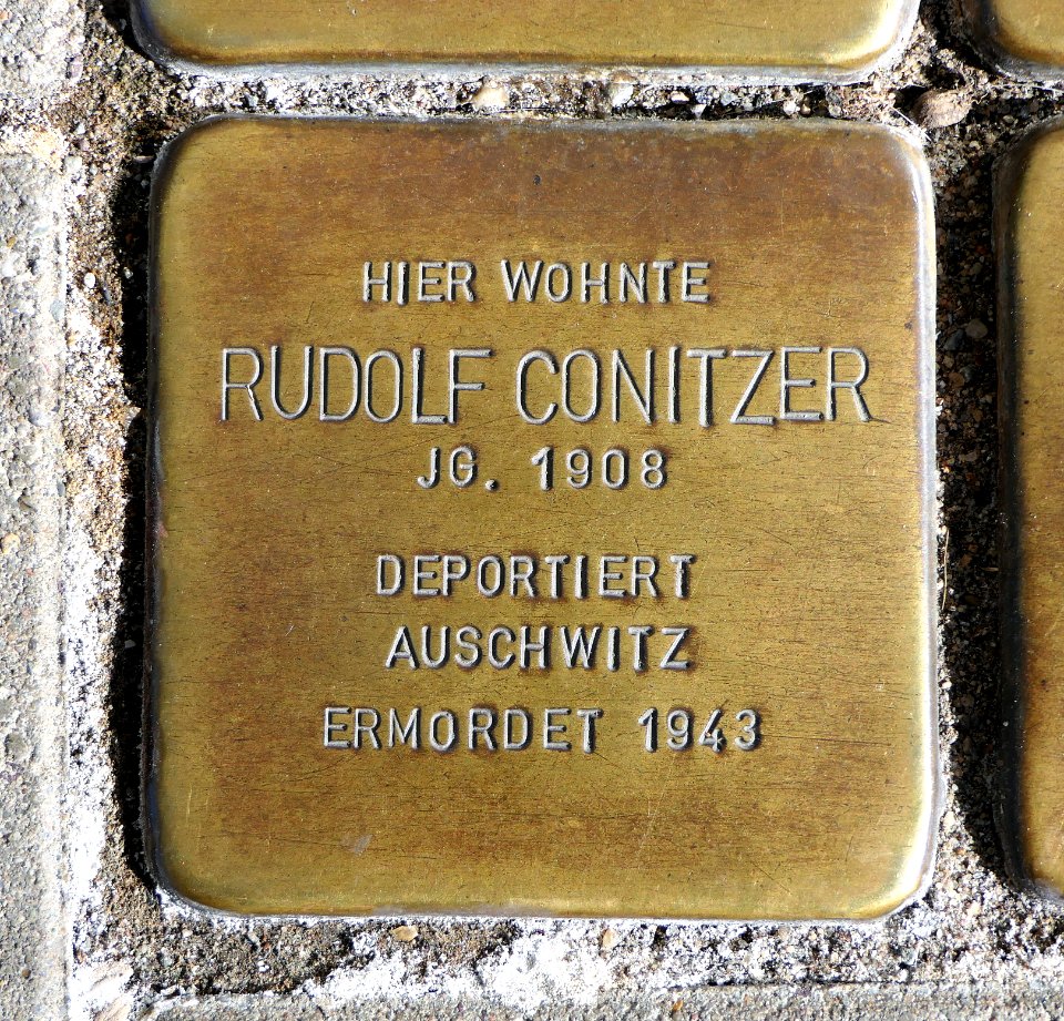 Stolperstein für Rudolf Conitzer, Salzer Straße 15–17, Schönebeck (Elbe)